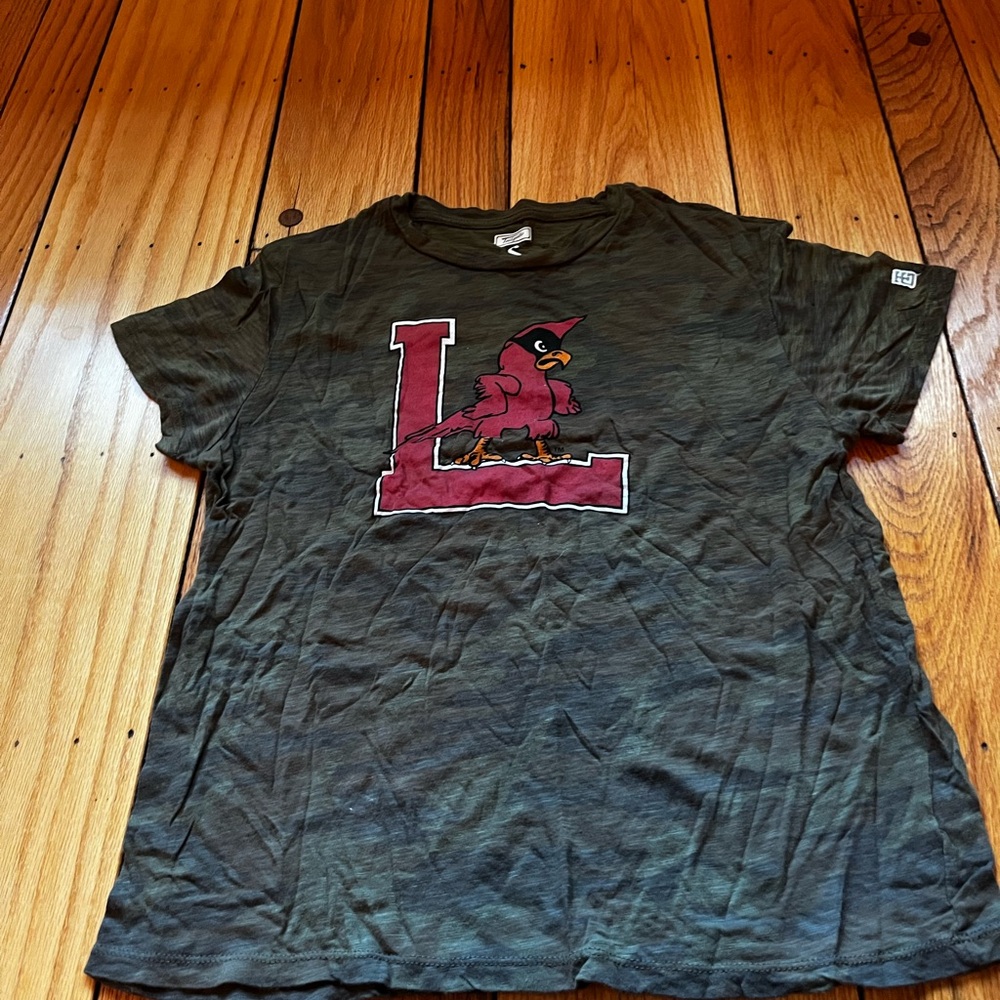 American Eagle Tailgate Green T-Shirt with Louisville Cardinal Logo size small